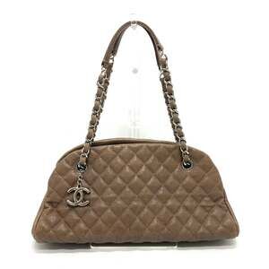 CHANEL Brown Shoulder Bag